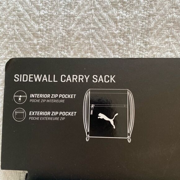 PUMA Black 18" CARRY SACK NWT - Picture 3 of 4